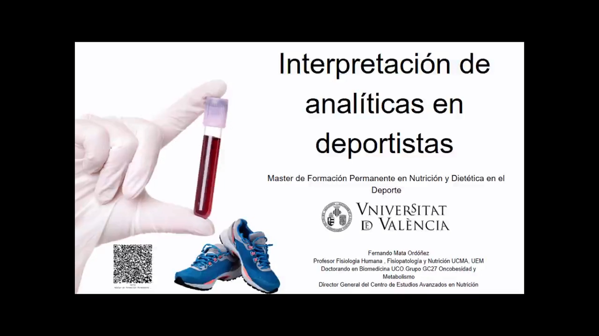 Interpretación de analíticas en deportistas (Dr. Fernando Mata)